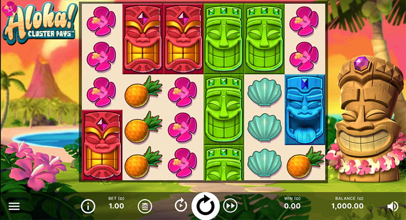 Aloha Cluster Pays игровой автомат играть бесплатно. 