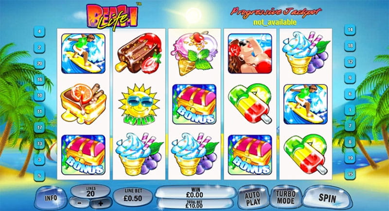 Beach Life игровой автомат играть бесплатно. 