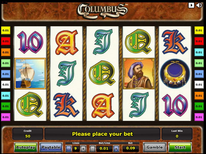 Columbus игровой автомат играть бесплатно. 