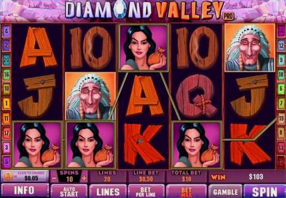 Diamond Valley игровой автомат играть бесплатно.