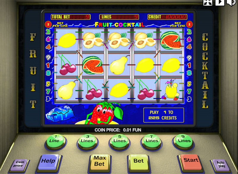 Fruit Cocktail игровой автомат играть бесплатно. 
