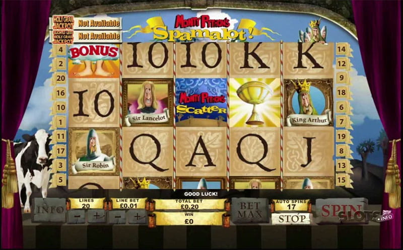 Monty Pythons Spamalot играть бесплатно. 