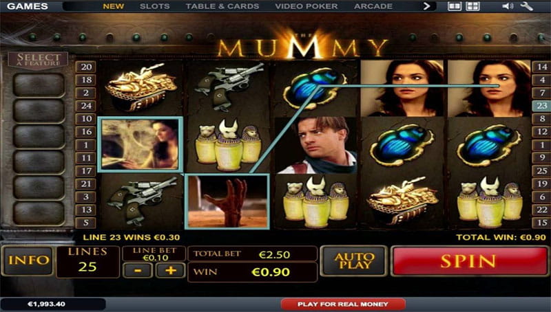 Мумия игровой автомат. 