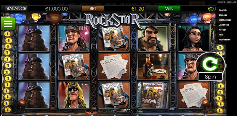 Игровой автомат RockStar играть бесплатно. 