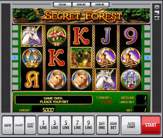 Игровой автомат Secret Forest. 